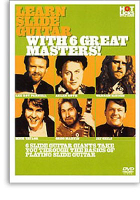 Learn Slide Guitar With 6 Great Masters Dvd -