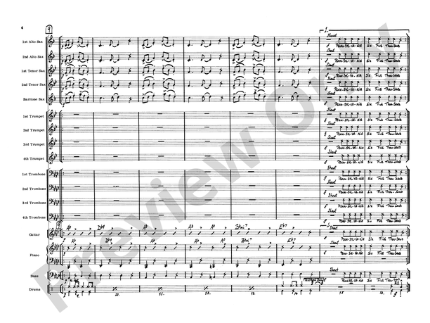 Pennsylvania 6-5000 - Jazz Ensemble Conductor Score & Parts (Digital Download)