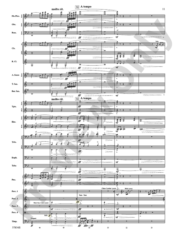 Poor Wayfaring Stranger - Concert Band Conductor Score & Parts (Digital Download)