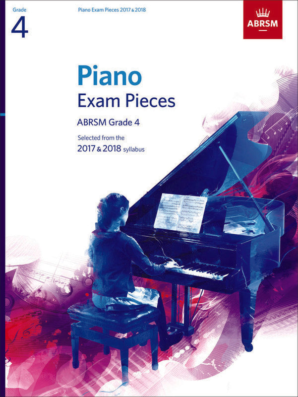 ABRSM Piano Exam Pieces Gr 4 2017-2018 Book - ABRSM - ABRSM