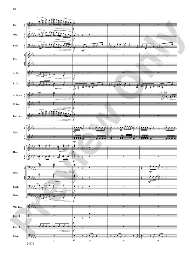 As a Wind from the North - Concert Band Conductor Score & Parts (Digital Download)