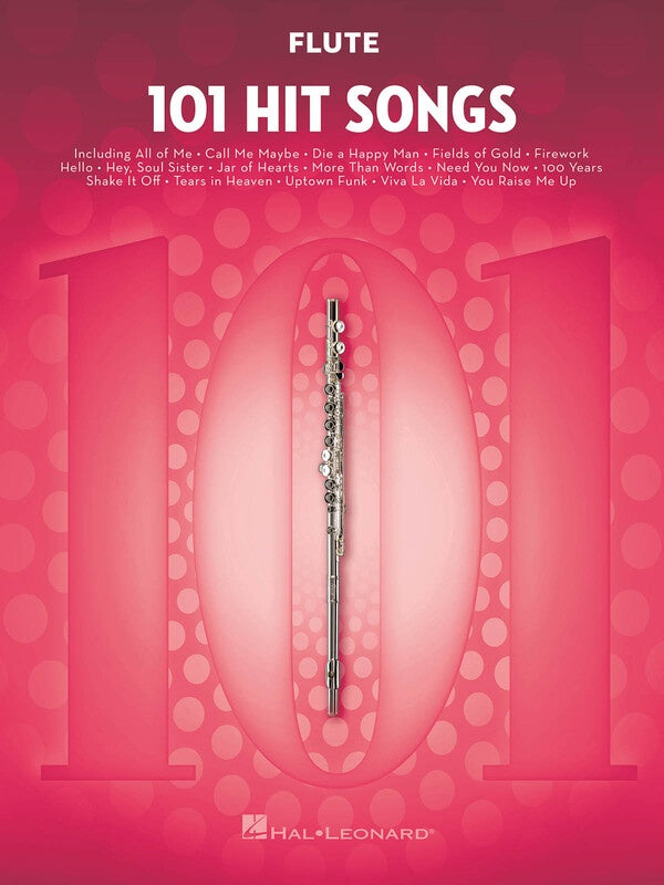 101 Hit Songs - Flute Solo - Hal Leonard 194561