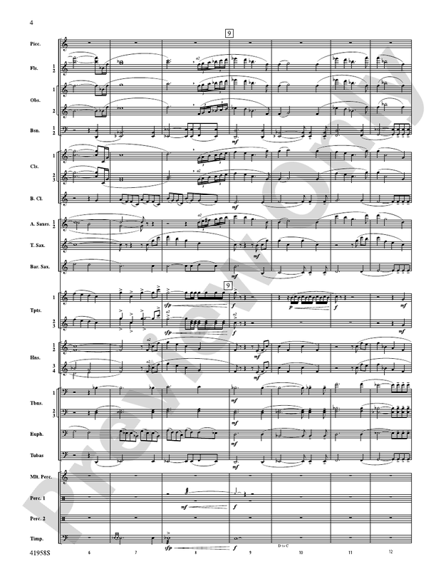 God's Country - Concert Band Conductor Score & Parts (Digital Download)