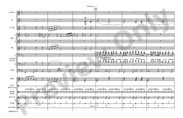 The Greatest Love of All – Marching Band Conductor Score & Parts (Digital Download)