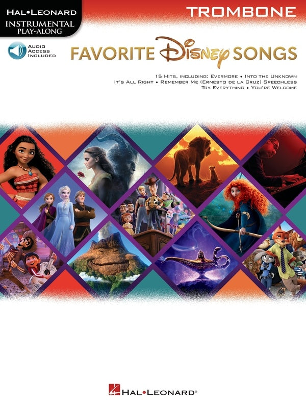 Favourite Disney Songs - Trombone/Audio Access Online Hal Leonard 369122