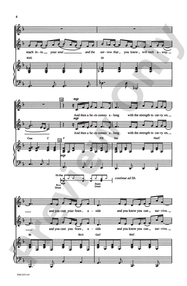 Hero - 2-Part Choral Octavo (Digital Download)