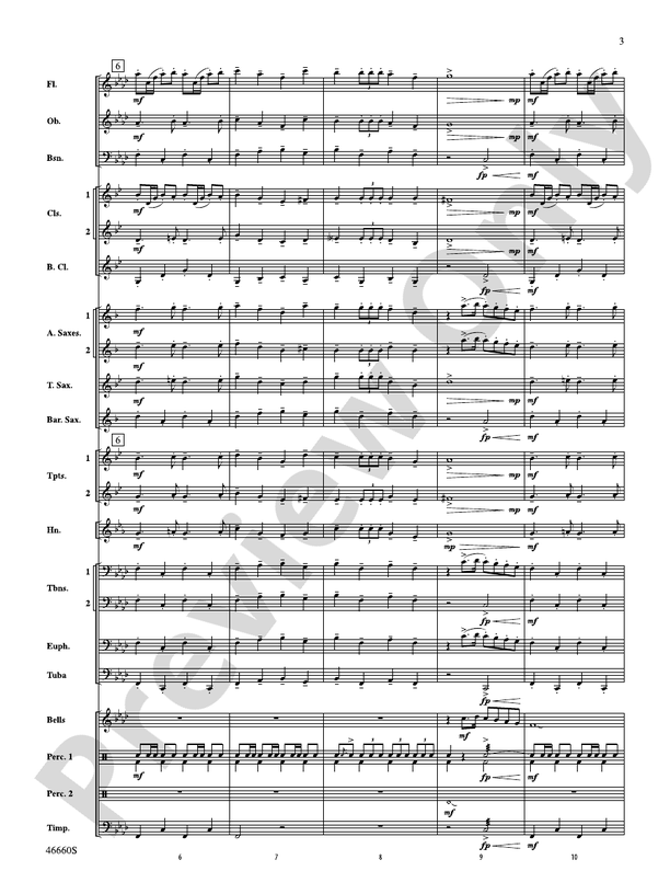 Minor Major March - Concert Band Conductor Score & Parts (Digital Download)