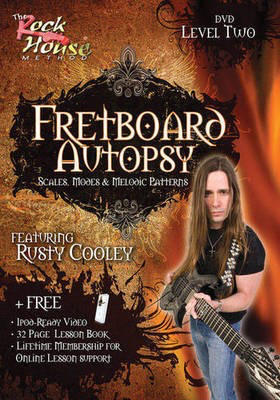 Rusty Cooley - Fretboard Autopsy - Scales, Modes and Melodic Patterns Level Two - Guitar Rusty Cooley Rock House Guitar Solo DVD