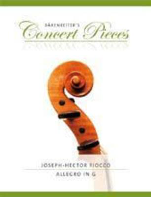 Fiocco Allegro for Violin and Piano in G Major