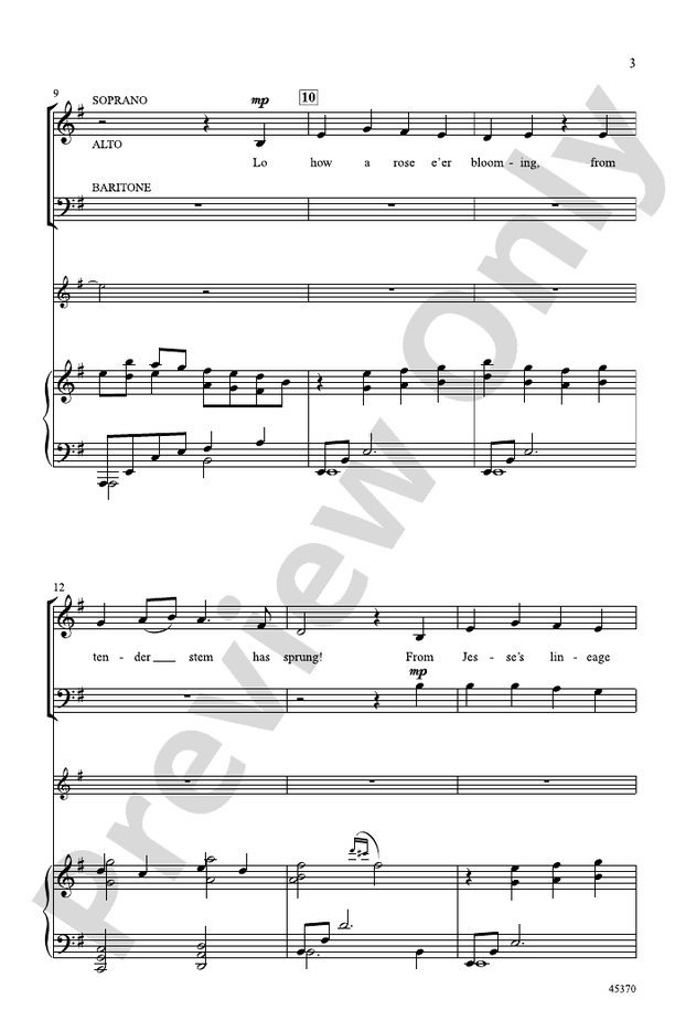 December Rose – SAB Choral Octavo (Digital Download)
