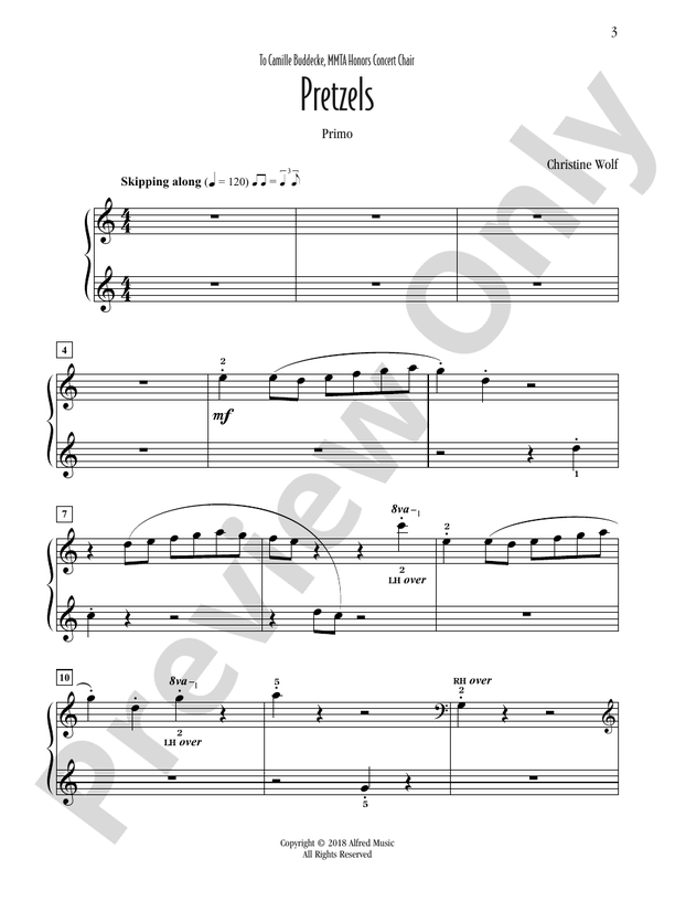 Pretzels - Piano (Digital Download)