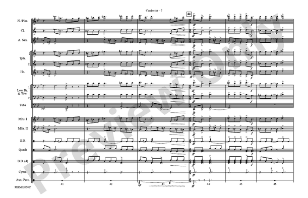 Harry Potter and the Sorcerer's Stone, Part II – Marching Band Conductor Score & Parts (Digital Download)