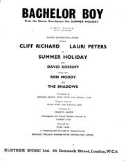 Bachelor Boy (from 'Summer Holiday') - Cliff Richard - PVG (Digital Download)
