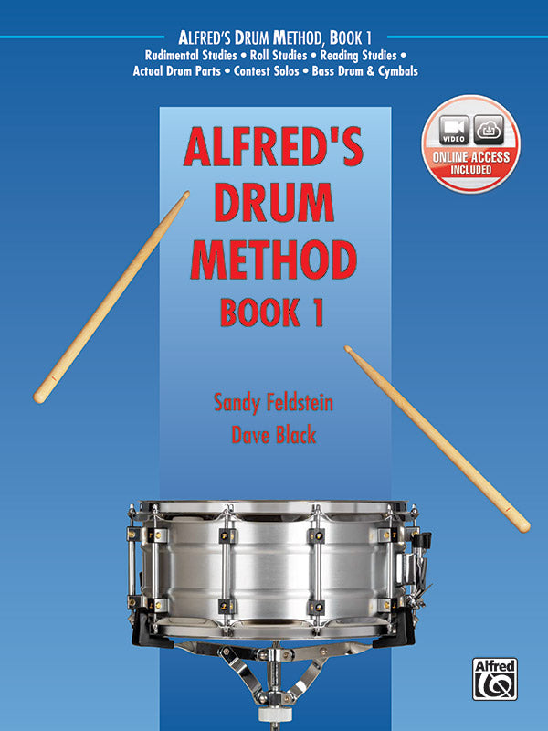 Alfred's Drum Method Book 1 BK/DVD