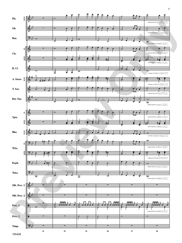 Ancient Carol Variants - Concert Band Conductor Score & Parts (Digital Download)