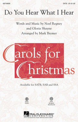 Do You Hear What I Hear? - SSA Mark Brymer Hal Leonard Octavo