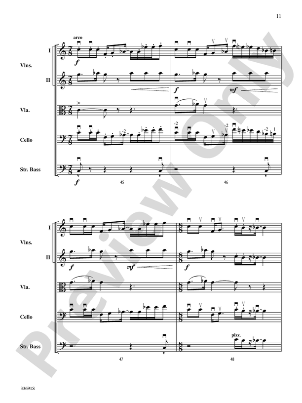 Paranoid Android (from OK Computer) - String Orchestra Conductor Score & Parts (Digital Download)