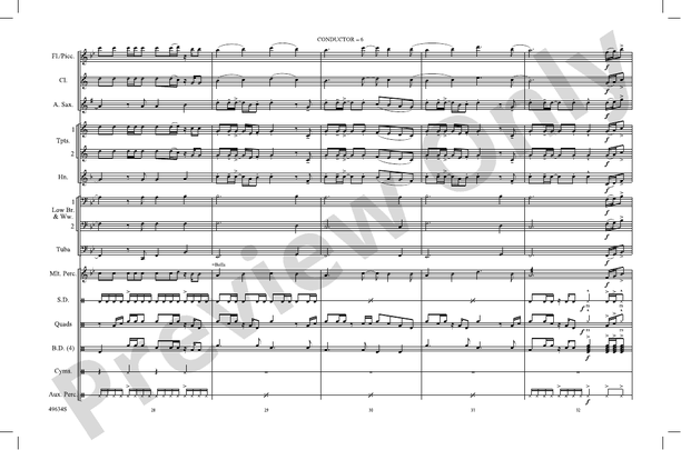 My Universe – Marching Band Conductor Score & Parts (Digital Download)
