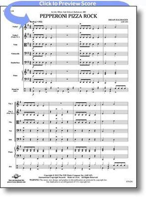 Pepperoni Pizza Rock - Brian Balmages - FJH Music Company Score/Parts