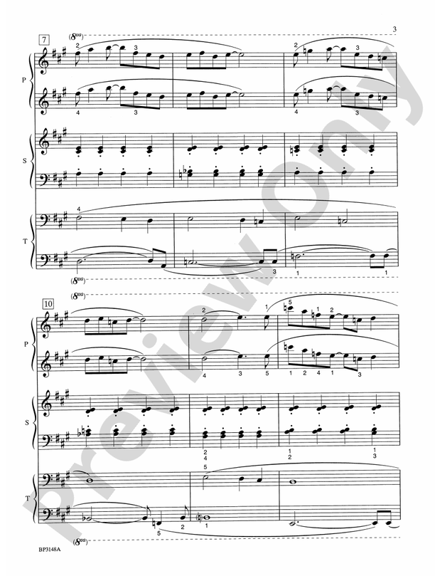 Jazz for Three - 1 Piano, 6 Hands (Digital Download)