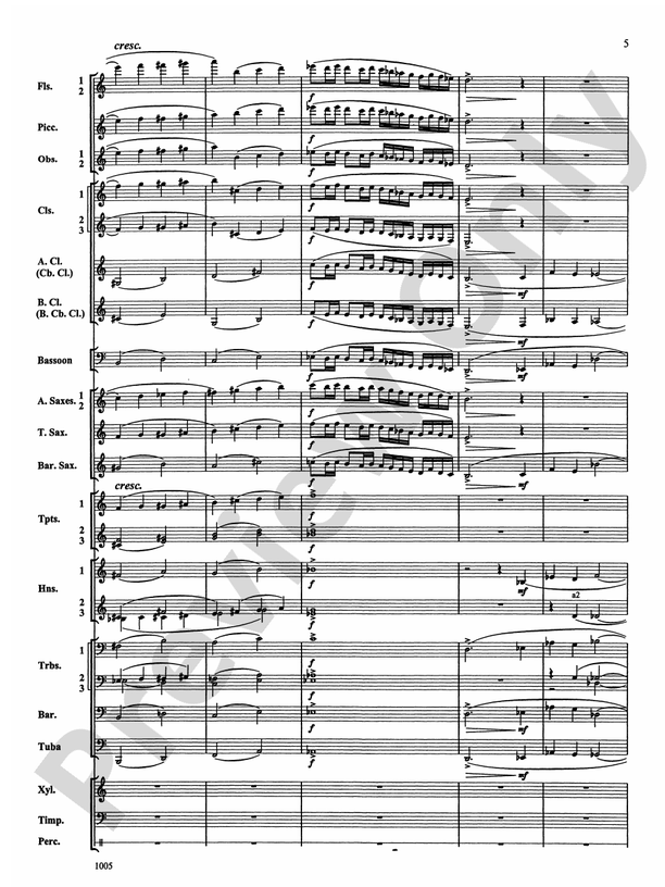 Reverence for Life - Concert Band Conductor Score & Parts (Digital Download)