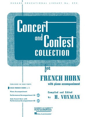 Concert and Contest Collection for French Horn - Solo Part - Various - French Horn Rubank Publications
