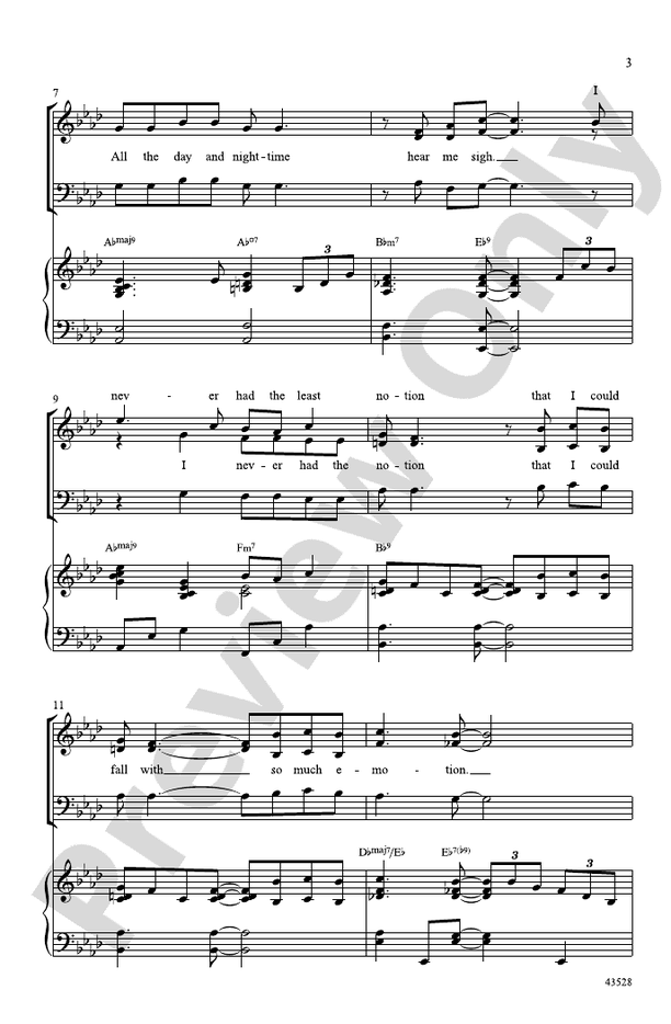 I've Got a Crush on You – SAB Choral Octavo (Digital Download)