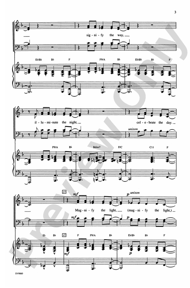 Magnify the Light - SATB Choral Octavo (Digital Download)