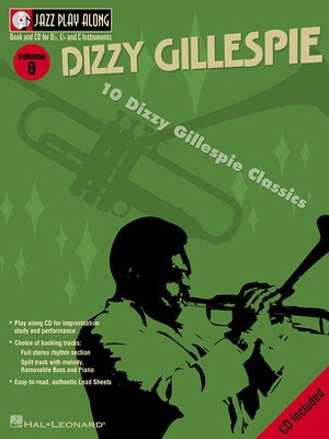 Dizzy Gillespie - Jazz Play-Along Volume 9 - Bb Instrument|Bass Clef Instrument|C Instrument|Eb Instrument Hal Leonard Lead Sheet /CD