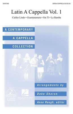 Latin A Cappella Vol. 1 - SATB Deke Sharon Hal Leonard Choral Score Octavo