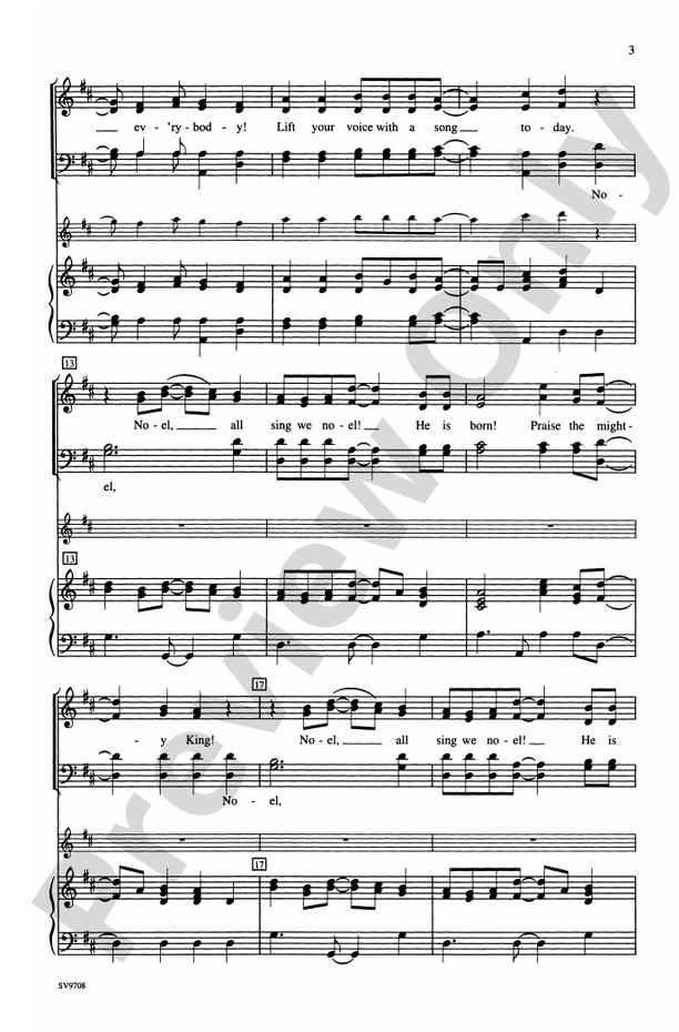 African Noel - SATB Choral Octavo (Digital Download)