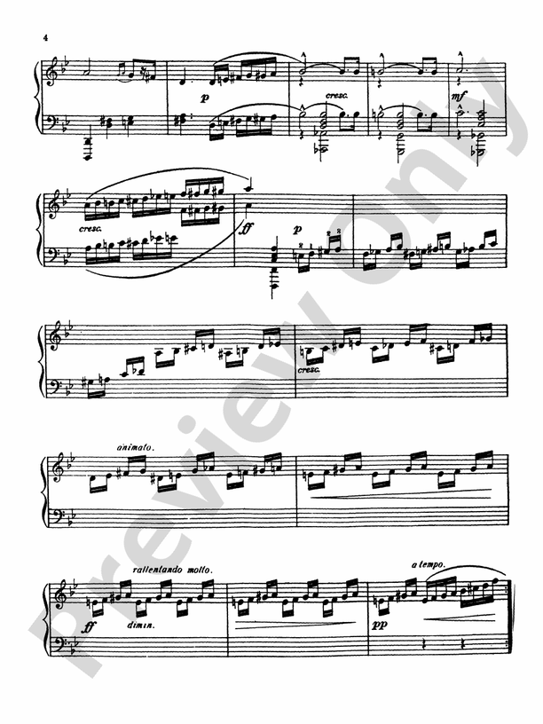 Godard - Four Piano Solos - Piano Solo (Digital Download)