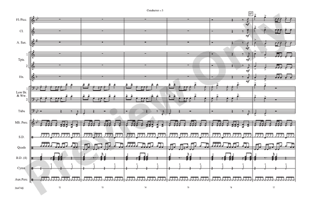 Winner – Marching Band Conductor Score & Parts (Digital Download)