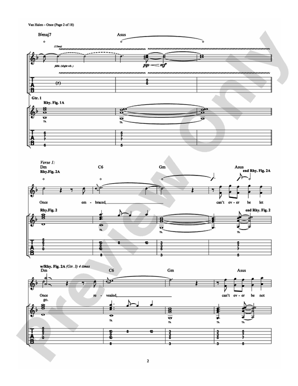 Once - Guitar TAB (Digital Download)