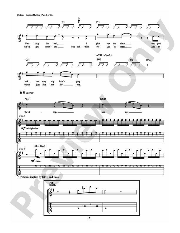Burning My Soul - Guitar TAB (Digital Download)