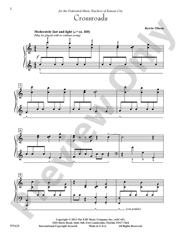 Crossroads - Piano (Digital Download)