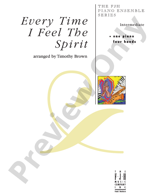 Every Time I Feel The Spirit - Piano (Digital Download)