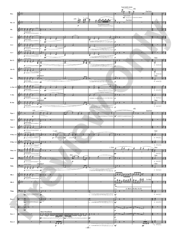 The Sacred Pipe - Concert Band Conductor Score & Parts (Digital Download)