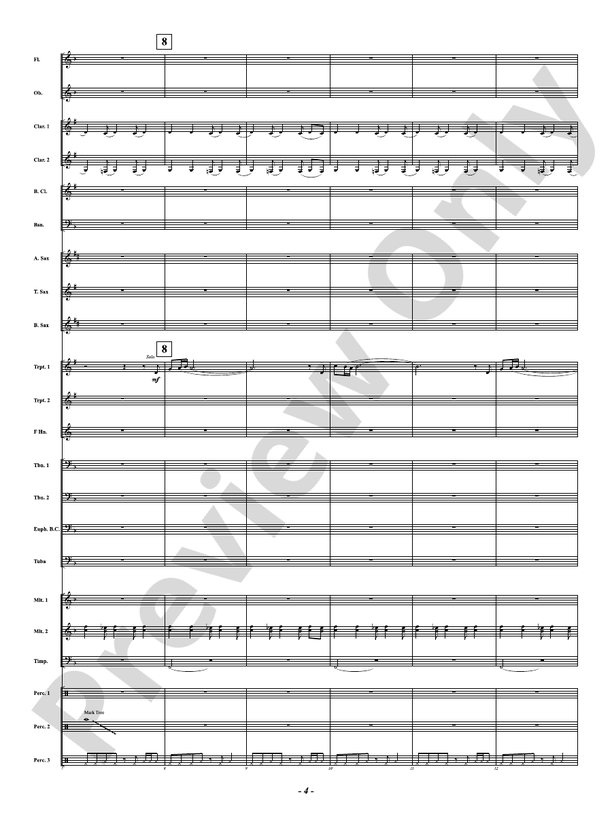 Centura - Averwater Celebration - Concert Band Conductor Score & Parts(Digital Download)