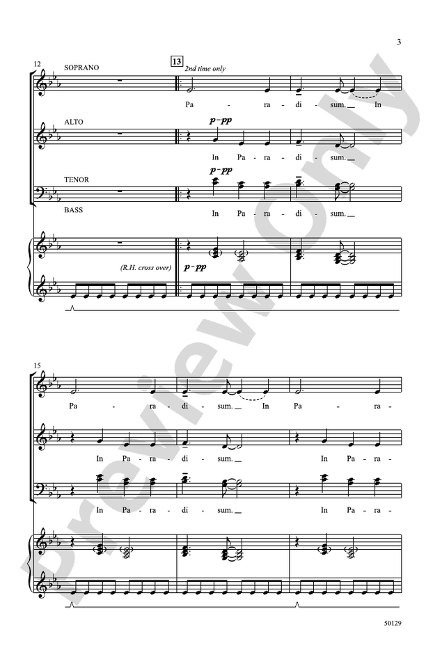 In Paradisum - SATB Choral Octavo (Digital Download)
