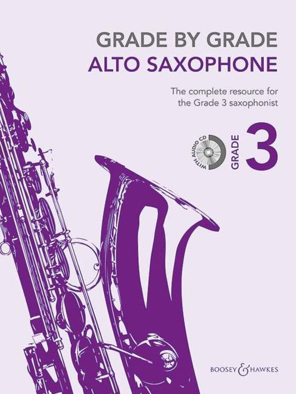 Grade By Grade - Alto Saxophone Grade 3/CD -  B&H BH12874