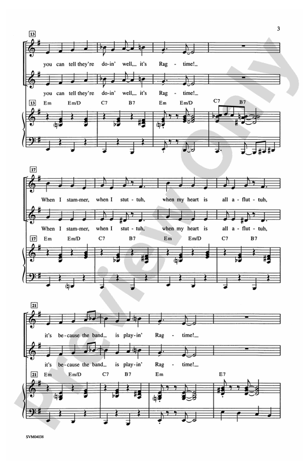 It's Ragtime! – 2-Part Choral Octavo (Digital Download)