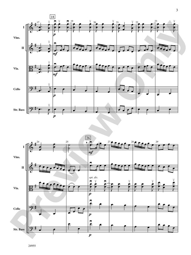 Kentucky Jam – String Orchestra Conductor Score & Parts (Digital Download)