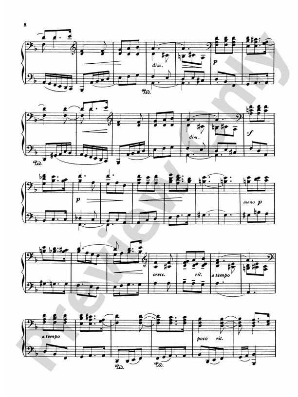 Albeniz - Rapsodia Espanola, Op. 70 - 1 Piano, 4 Hands (Digital Download)