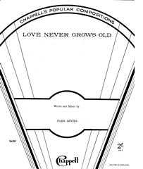 Love Never Grows Old - Vocal/Piano (Digital Download)