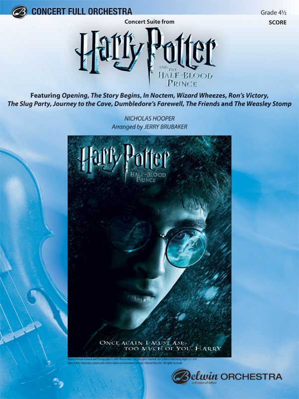 CONCERT SUITE HARRY POTTER HALF-BLOOD PRINCE FO GR 4.5