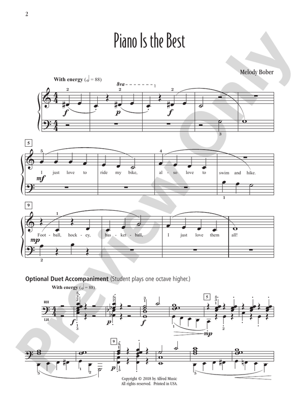 Piano Is the Best - Piano (Digital Download)