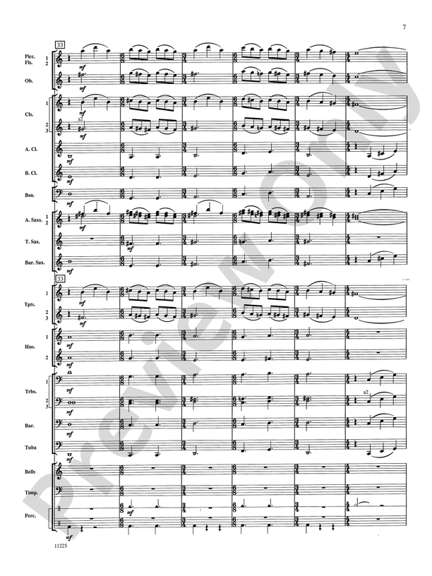 Wind Dancer - Concert Band Conductor Score & Parts (Digital Download)