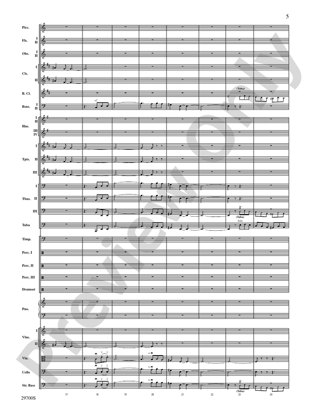 La Suerte de los Tontos (Fortune of Fools) – Full Orchestra Conductor Score & Parts (Digital Download)
