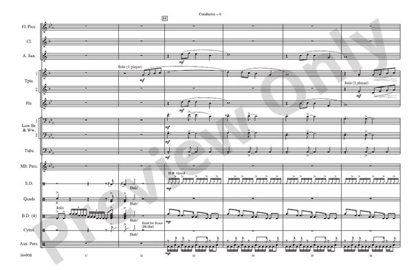 El Gato Caliente – Marching Band Conductor Score & Parts (Digital Download)